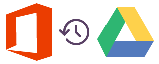 Backup Office 365 data to Google Drive
