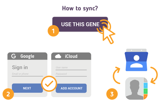 Sync Google Contacts With Icloud Using Free Syncgene Service