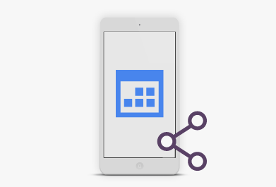 Share iPad Calendar from your mobile device