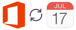 Sync Office 365 Calendar with iCloud Calendar