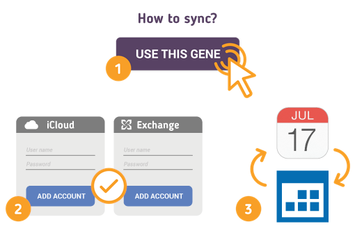 Comment synchroniser le calendrier Apple avec le calendrier Exchange?