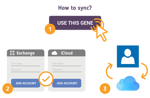 Wie synchronisiere ich Exchange-Kontakte mit iCloud?