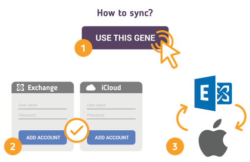 Comment synchroniser Microsoft Exchange avec iOS?