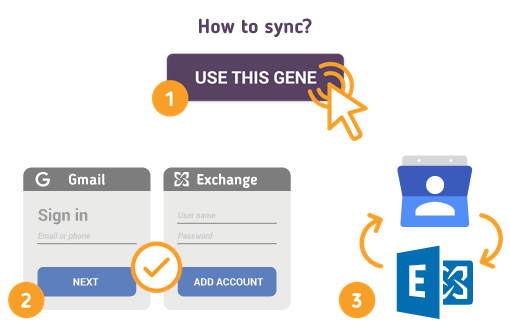 Comment synchroniser les contacts Gmail avec Microsoft Exchange?