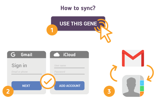 Comment synchroniser Gmail avec les contacts iCloud?