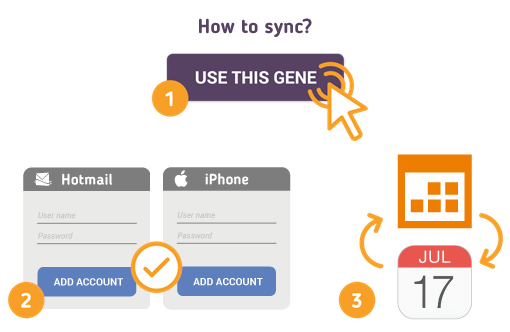 Comment synchroniser le calendrier Hotmail avec le calendrier iPhone?