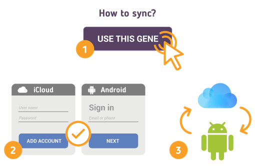 sign into icloud email on android