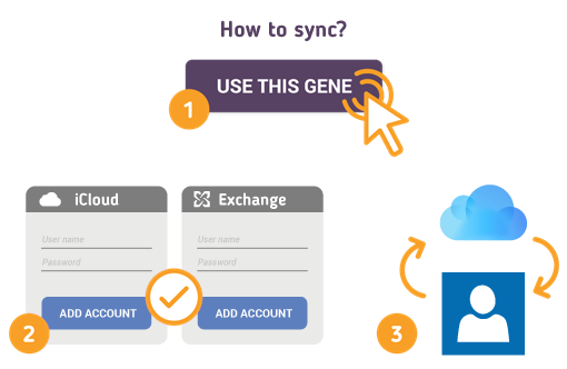 Wie synchronisiere ich iCloud mit Exchange-Kontakten?