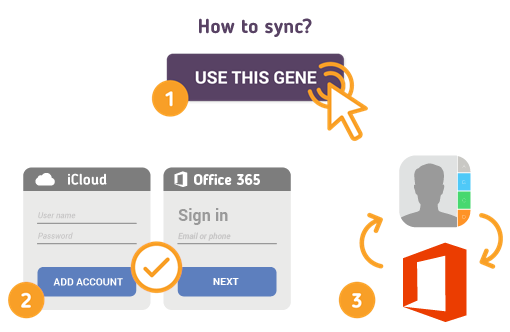 Comment synchroniser les contacts iOS avec Office 365?