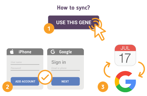 Sync iPhone Calendar with Google using Free SyncGene service